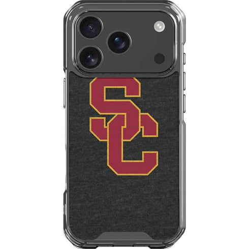 University of Southern California USC Grey Logo iPhone 18 Pro Clear Case