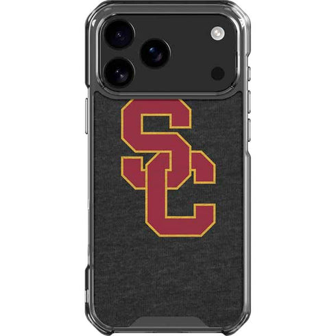 University of Southern California USC Grey Logo iPhone 18 Pro Max Clear Case