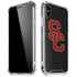 University of Southern California USC Grey Logo iPhone X/XS Clear Case