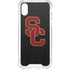 University of Southern California USC Grey Logo iPhone XS Clear Case