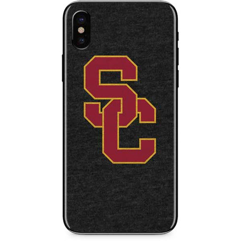 University of Southern California USC Grey Logo iPhone XS Skin