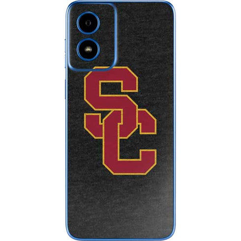 University of Southern California USC Grey Logo Moto G Play 4G (2024) Skin