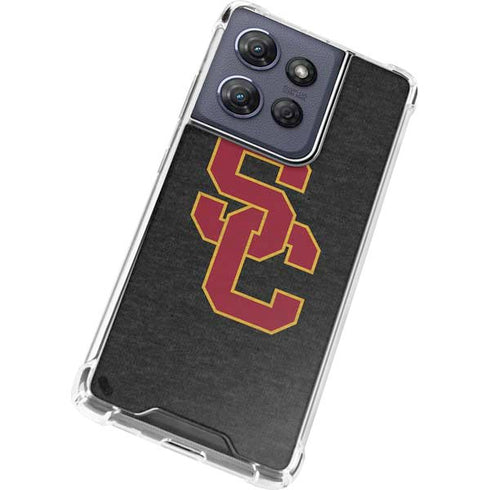 University of Southern California USC Grey Logo Moto G Play 5G (2025) Clear Case
