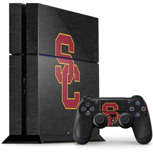University of Southern California USC Grey Logo PlayStation PS4 Skins