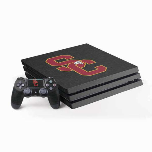 University of Southern California USC Grey Logo PlayStation PS4 Skins