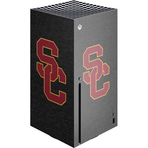 University of Southern California USC Grey Logo Xbox Series X Skins