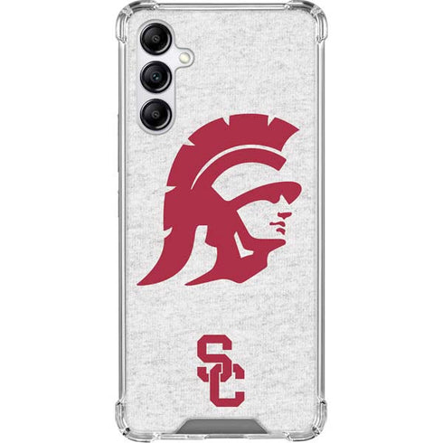 University of Southern California USC Grey Trojan Mascot Gabb Phone 4 Clear Case