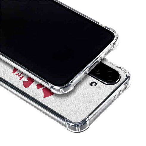 University of Southern California USC Grey Trojan Mascot Galaxy A36 5G Clear Case