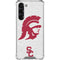 University of Southern California USC Grey Trojan Mascot Galaxy S24 FE Clear Case
