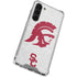 University of Southern California USC Grey Trojan Mascot Galaxy S24 FE Clear Case