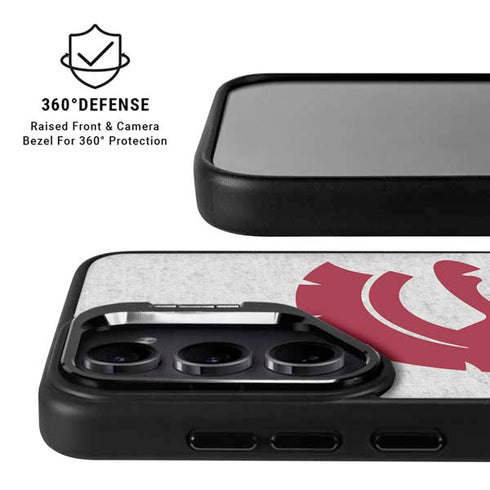 University of Southern California USC Grey Trojan Mascot Galaxy S24 FE Kickstand Case