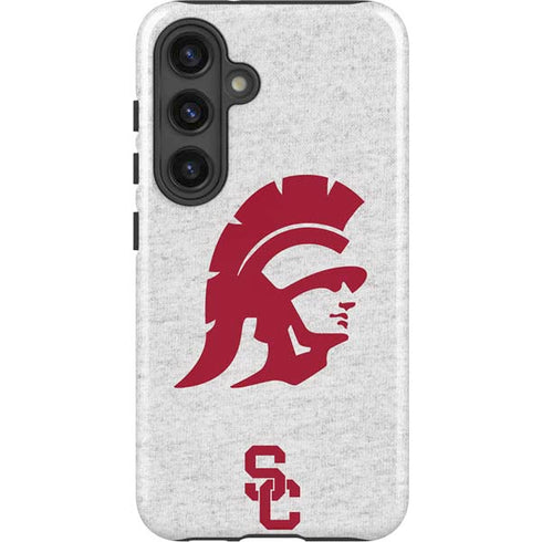 University of Southern California USC Grey Trojan Mascot Galaxy S25 Impact Case