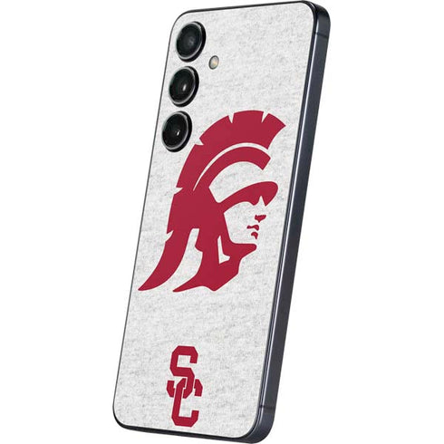 University of Southern California USC Grey Trojan Mascot Galaxy S25 Plus Skin