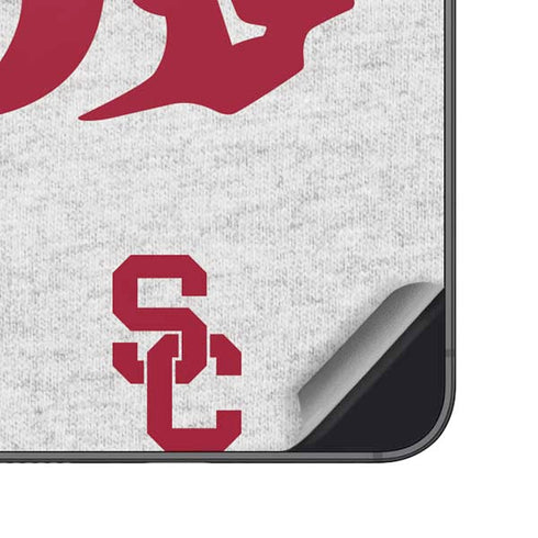 University of Southern California USC Grey Trojan Mascot Galaxy S24 Plus Skin
