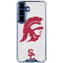 University of Southern California USC Grey Trojan Mascot Galaxy S25 Plus Clear Case