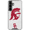 University of Southern California USC Grey Trojan Mascot Galaxy S26 Clear Case