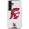 University of Southern California USC Grey Trojan Mascot Galaxy S26 Plus Clear Case