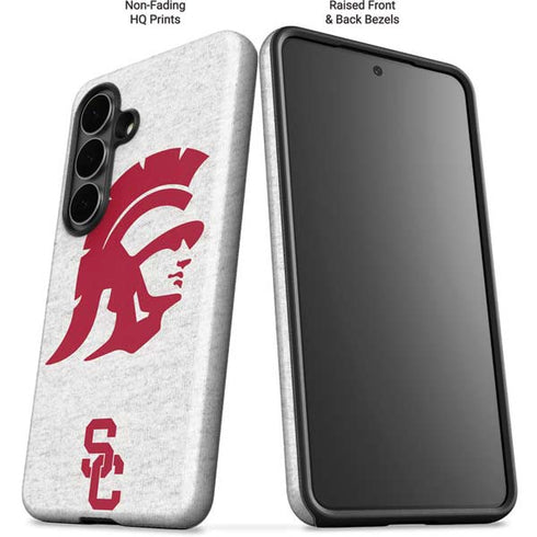 University of Southern California USC Grey Trojan Mascot Galaxy S26 Plus Impact Case