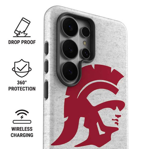 University of Southern California USC Grey Trojan Mascot Galaxy S26 Ultra Impact Case