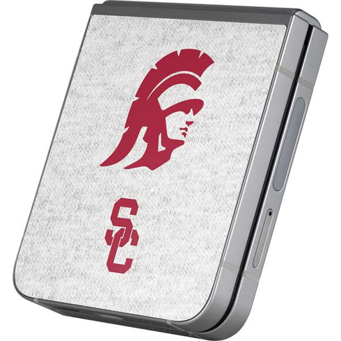 University of Southern California USC Grey Trojan Mascot Galaxy Z Flip6 Skin