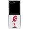 University of Southern California USC Grey Trojan Mascot Galaxy Z Flip6 Clear Case