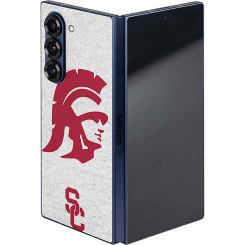 University of Southern California USC Grey Trojan Mascot Galaxy Z Fold6 Skin