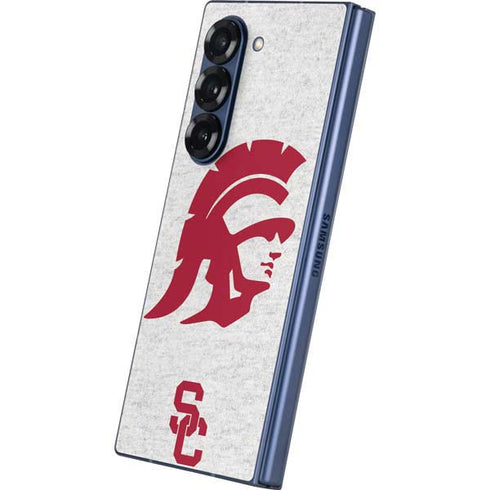 University of Southern California USC Grey Trojan Mascot Galaxy Z Fold6 Skin