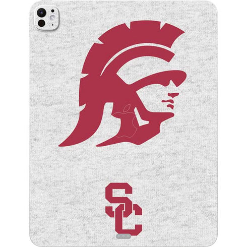 University of Southern California USC Grey Trojan Mascot iPad Pro 13in M4 (2024) Skin
