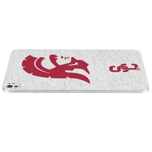 University of Southern California USC Grey Trojan Mascot iPad Pro 13in M4 (2024) Skin