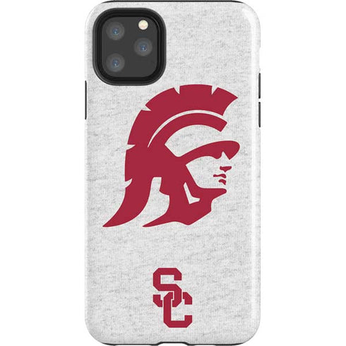 University of Southern California USC Grey Trojan Mascot iPhone Cases