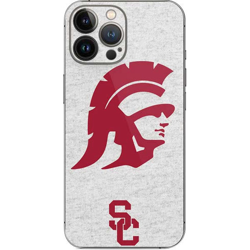 University of Southern California USC Grey Trojan Mascot iPhone 15 Pro Max Skin