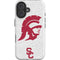 University of Southern California USC Grey Trojan Mascot iPhone 16 Impact Case