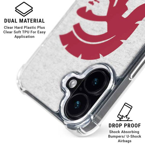 University of Southern California USC Grey Trojan Mascot iPhone 16 MagSafe Case