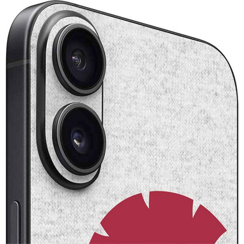 University of Southern California USC Grey Trojan Mascot iPhone 16 Plus Skin