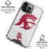 University of Southern California USC Grey Trojan Mascot iPhone 16 Pro Clear Case