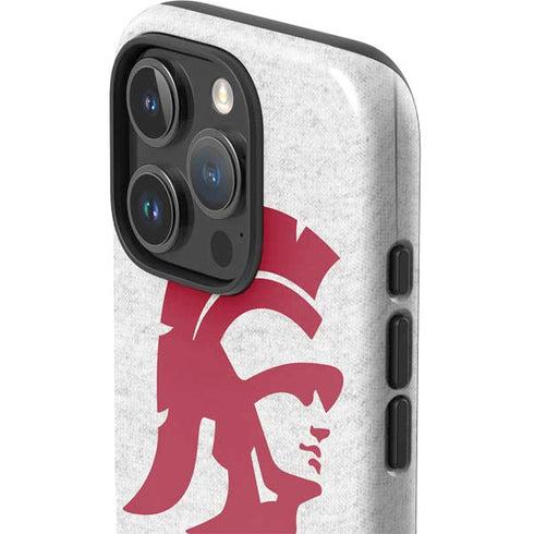 University of Southern California USC Grey Trojan Mascot iPhone 16 Pro Impact Case