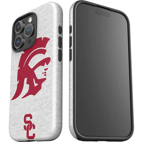 University of Southern California USC Grey Trojan Mascot iPhone 16 Pro Max Impact Case