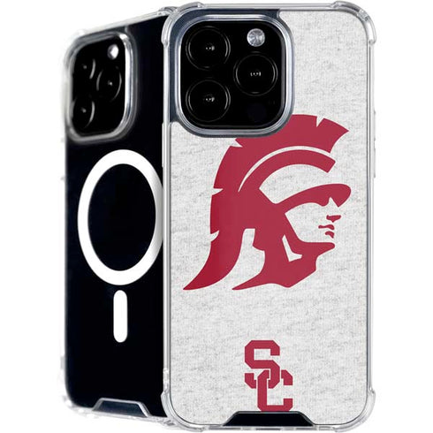 University of Southern California USC Grey Trojan Mascot iPhone 16 Pro Max MagSafe Case