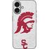 University of Southern California USC Grey Trojan Mascot iPhone 16 Skin