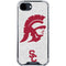 University of Southern California USC Grey Trojan Mascot iPhone 16e Clear Case