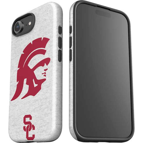 University of Southern California USC Grey Trojan Mascot iPhone 16e Impact Case