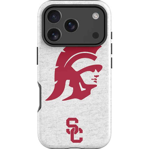 University of Southern California USC Grey Trojan Mascot iPhone 18 Pro Max Impact Case