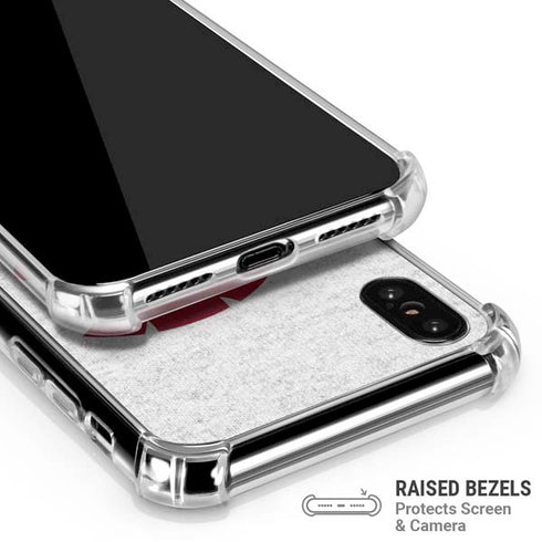University of Southern California USC Grey Trojan Mascot iPhone X/XS Clear Case