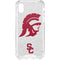University of Southern California USC Grey Trojan Mascot iPhone XS Clear Case