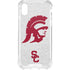 University of Southern California USC Grey Trojan Mascot iPhone XS Clear Case