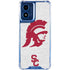 University of Southern California USC Grey Trojan Mascot Moto G 5G (2024) Clear Case