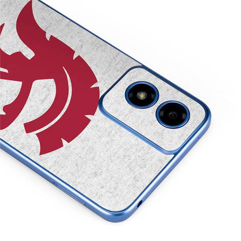 University of Southern California USC Grey Trojan Mascot Moto G Play 4G (2024) Skin