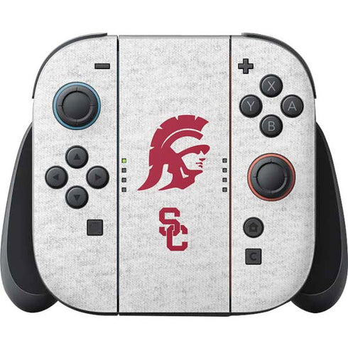 University of Southern California USC Grey Trojan Mascot Nintendo Switch 2 (2025) Joy-Con Controller Skin