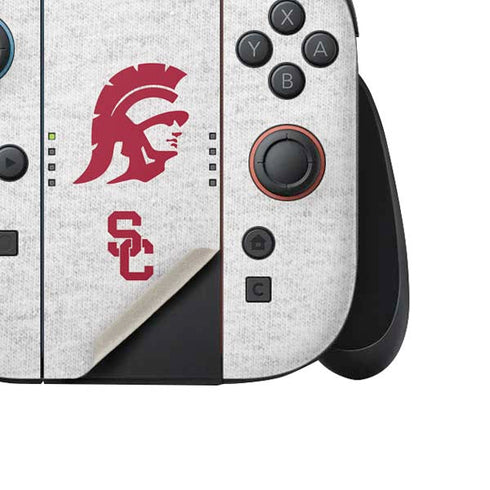 University of Southern California USC Grey Trojan Mascot Nintendo Switch 2 (2025) Joy-Con Controller Skin