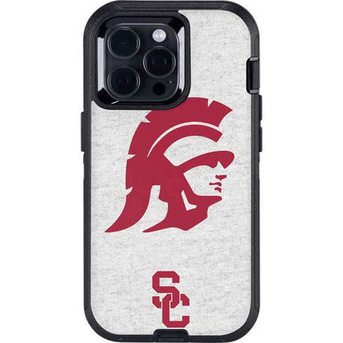 University of Southern California USC Grey Trojan Mascot Otterbox Defender iPhone Skin